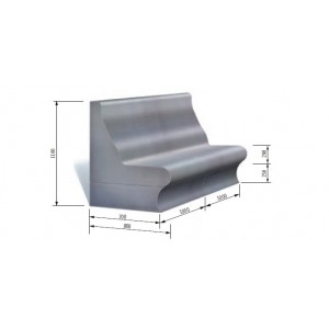 Анатомична пейка от стиропор