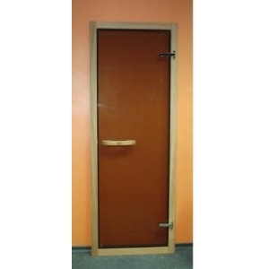 Врата тикова за парна баня