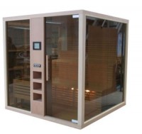 Сауна сглобяема Glass - размери 1.50/1.50