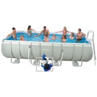 Басейн INTEX Ultra Frame Rectangular 732 х 366 x 132 см Басейн INTEX Ultra Frame Rectangular 732 х 366 x 132 см