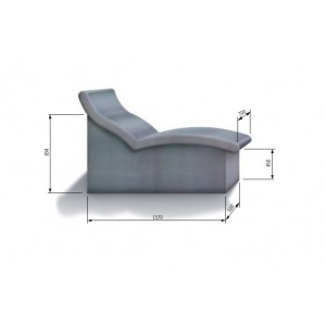 Шезлонг от стиропор_1 